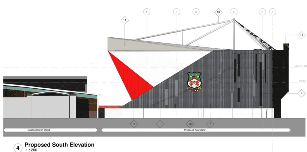 obra estadio wrexham afc